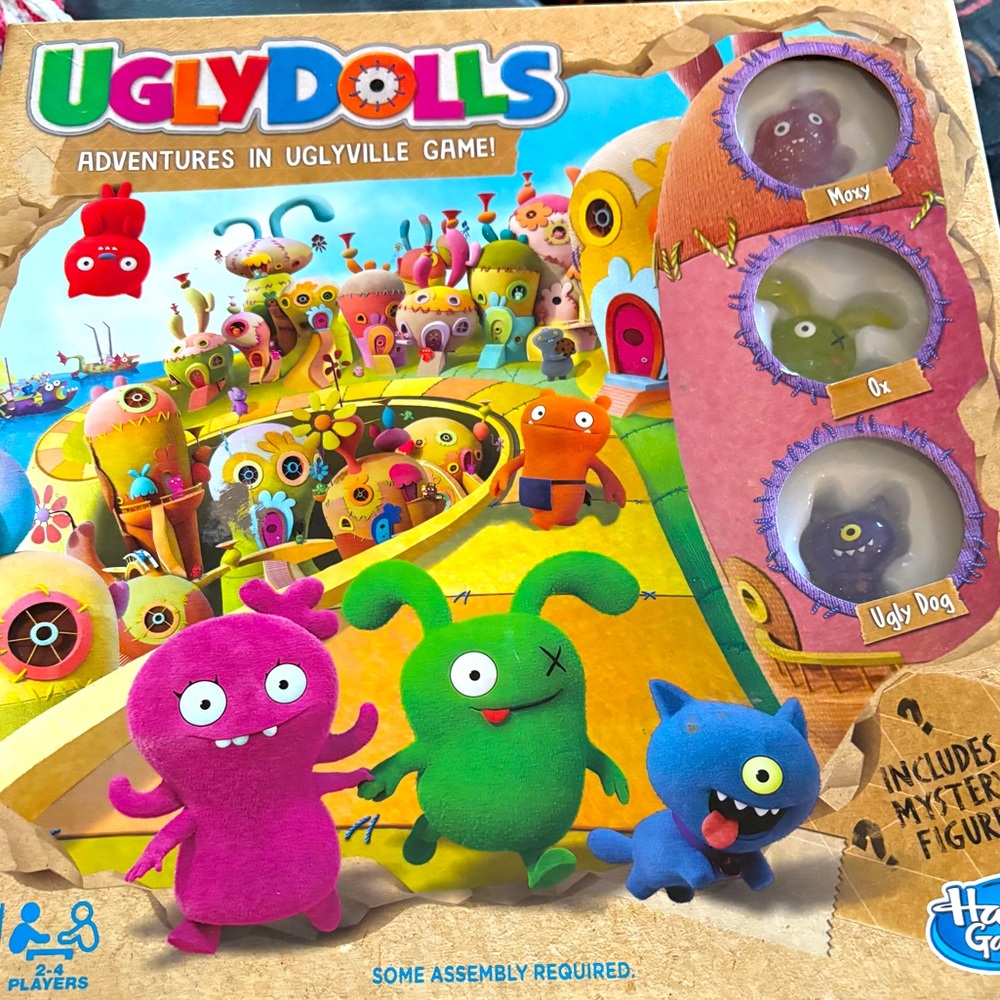 Ugly Doll. Adventures in Uglyville board game. Hasbro 2019.